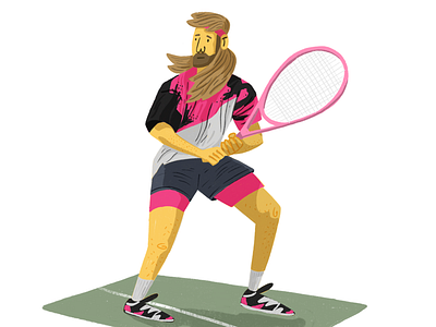 Tennis player Illustration illustration tennis
