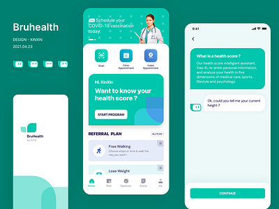 health app design ios iphone sketch ui ux