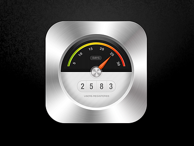 Fuel Meter app button design good icon illustration ios iphone shot sketch