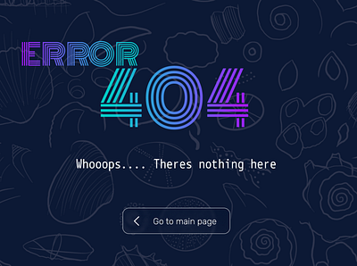 ERROR PAGE graphic design illustration ui ux