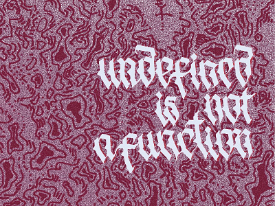 not a function abstract calligraphy design font handwritten illustration pop art typogaphy