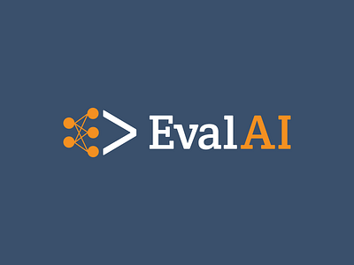 EvalAI artificialintelligence branding coding flat logo icon design logo design minimalist logo