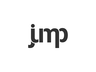 jump custom font logo flat logo jump logo logo design minimalist logo typography logo