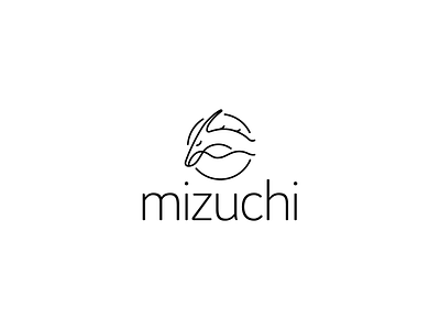Mizuchi - The Water Dragon dragon logo flat logo icon design illustration line art logo design minimalist illustration minimalist logo mizuchi water dragon