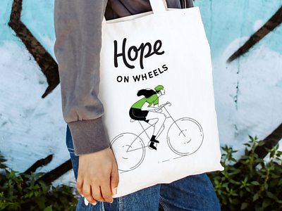 Hospice - Hope on wheels event branding