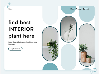Interior Plant Seller Landing Page