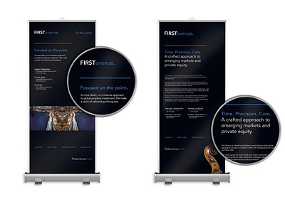 First Avenue artwork first firstavenue indesign layout photoshop print rollup rollup banner