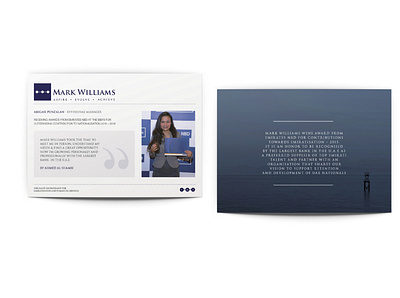 Mark William Recruitment achieve aspire brochure catalogue company company profile evolve mark recruitment william