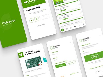 CA Seguros - Insurance App android app insurance ios mobile ui ux