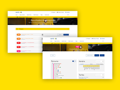 Carris - Lisbon Public Transport | Routes & Timetables public transportation ui ux web