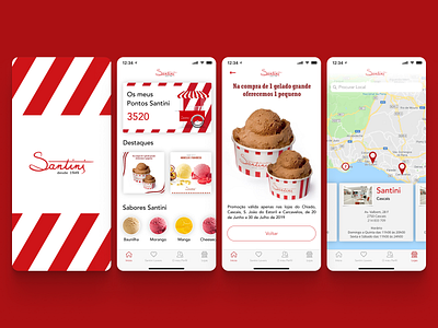 Santini - Artisanal Ice Cream Store APP