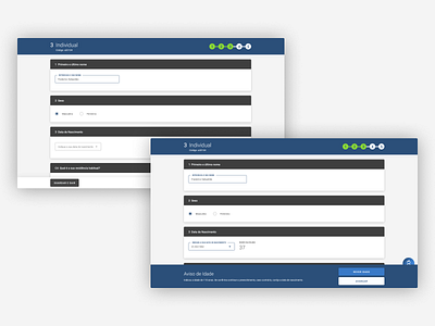 INE - Censos 2021 - Portugal (Survey UI & Design System) ui ux web