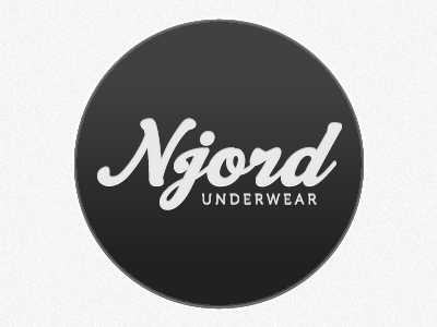 Njord Logo design logo scandinavian type typography vintage
