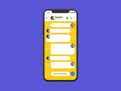 Daily UI Day 013 Direct Messaging 013