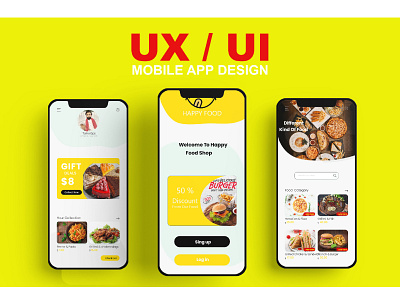 UX & UI DESIGN, MOBILE APP DESIGN by Talha Ejaz on Dribbble