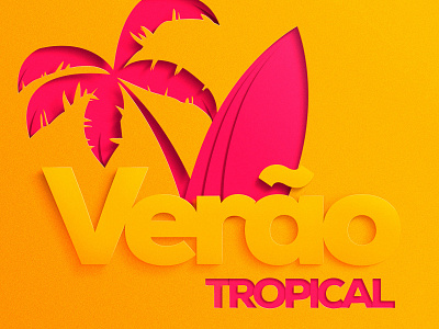 Tropical design flat illustration vector web