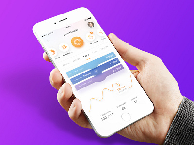 Mobile banking iOS concept