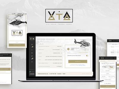 VIAATA - Air taxi service air app lyft mobile service taxi uber web