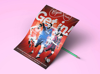 Magazine design for Virgin Media art director content design creative design magazine cover magazine design magazine illustration