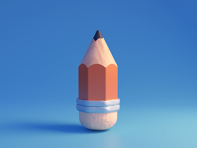 3D Icons | 1 | Pencil