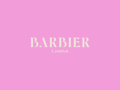 Barbier Logo barber barber logo barbershop london salon styling