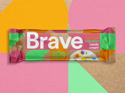 Sustainable Packaging Protein Bar brave modern protein protein bar supplements sustainable sustainable packaging young design