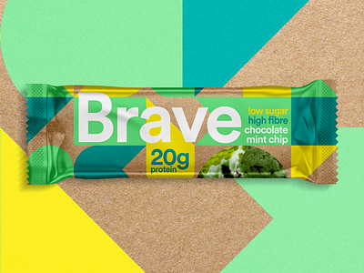 Sustainable Packaging Protein Bar branding brave green protein protein bar protein branding supplements sustainable sustainable packaging wrap packaging young packaging