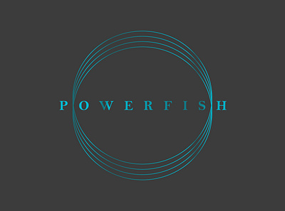 powerfish logo for wireless charger made with fish leather chargers devices electronics fish power premium branding premium logo premium packaging wireless