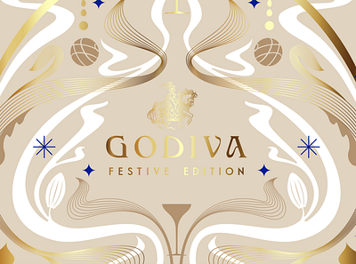 Godiva Art Nouveau Festive Edition Concept alcohol art nouveau chocolate concept festive edition godiva limited edition liqueur premium alcohol