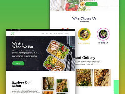 Catering Service Website Design website design