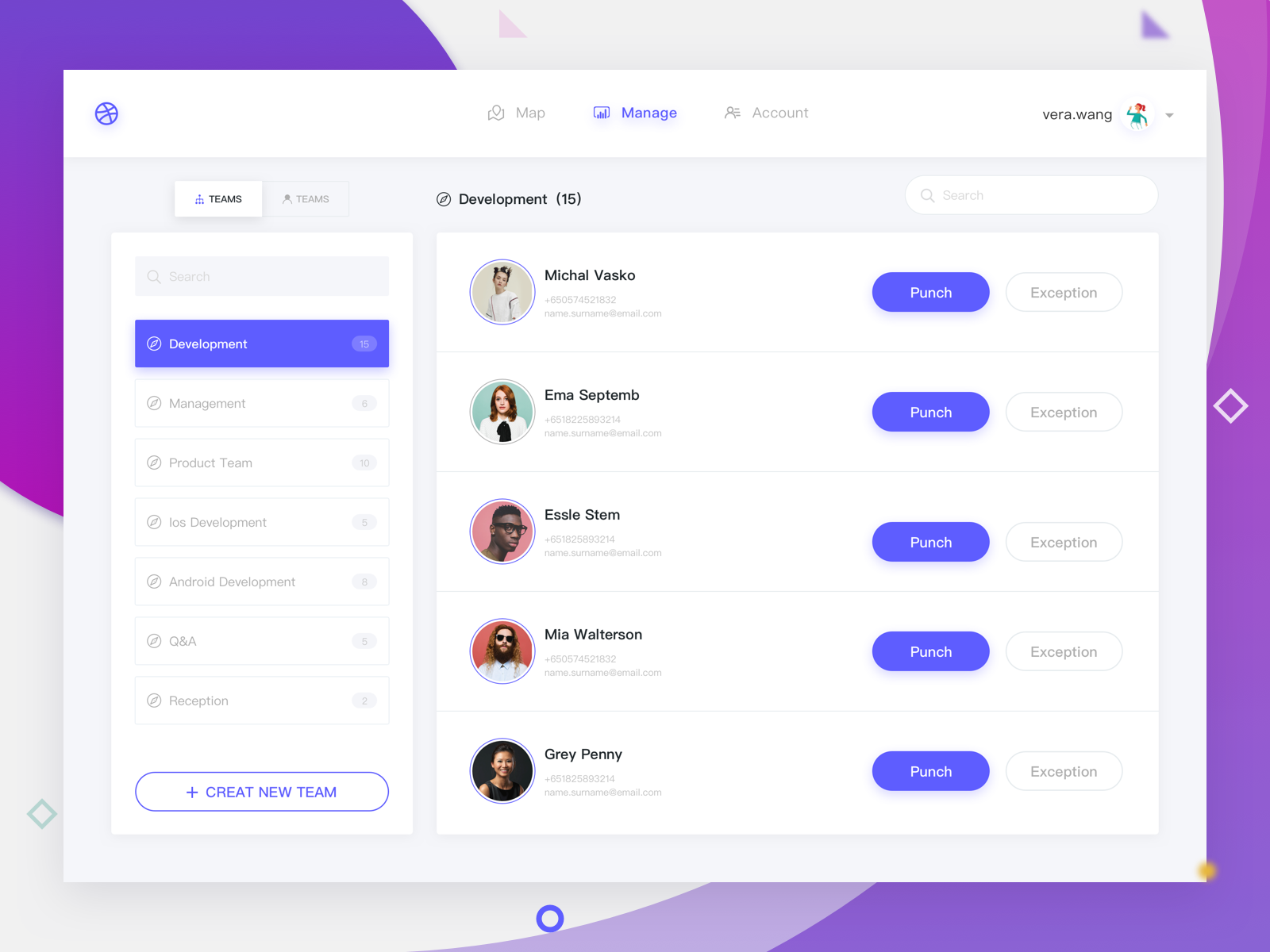 Personnel Management web by Vera on Dribbble