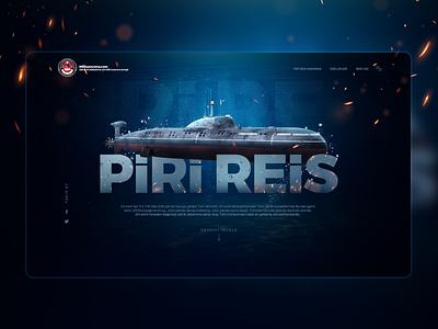 Turkish Submarine ui uidesign ux webdesign website