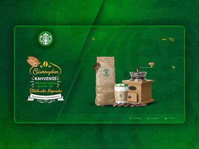 Starbucks introduction Web agriculture animation branding coffee design design app green illustration ios mobile mobile app omeruysal starbucks typography ui ux web website