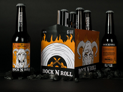 Bock N Roll Beer Label