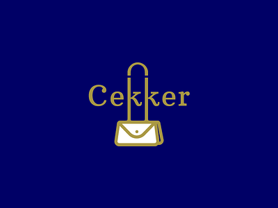 Cekker logo bag branding cekker logo purse women