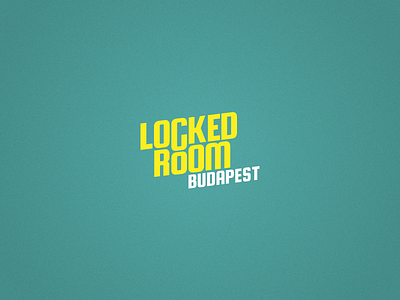 Locked Room Budapest logo branding agency escape room lock logo typography