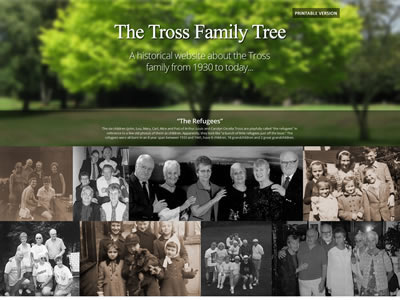 Family Tree Website website