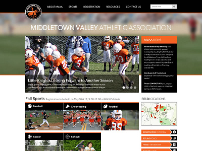 Athletic Assn Redesign sports website