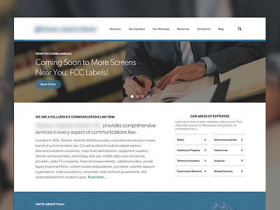 Law Firm Redesign law firm website