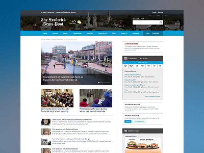 Local Online News Website news responsive website