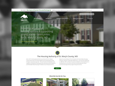 Housing Authority Redesign - update housing ui ux website