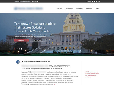 Law Firm Redesign v2 law firm ui ux website