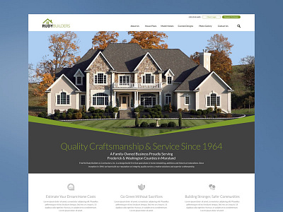 Builder Website builder landing page mockup responsive ui ux website