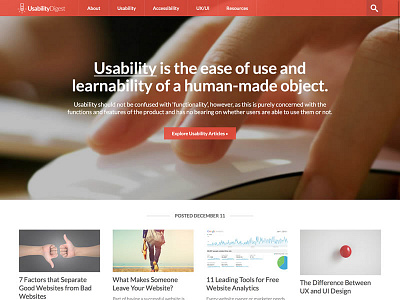 Usability Digest accessibility blog design layout responsive ui usability ux website