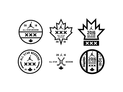 NBA Allstar 2016 Toronto Jordan Event Logo