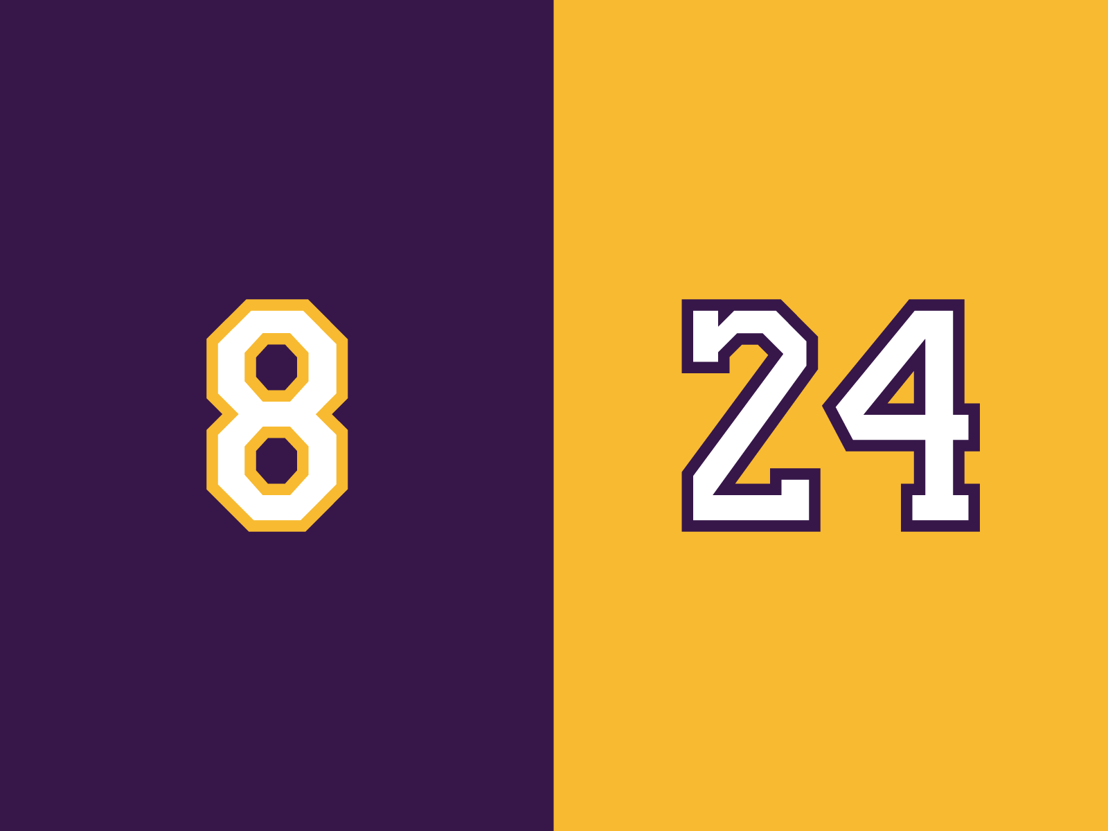 number 8 and 24 kobe