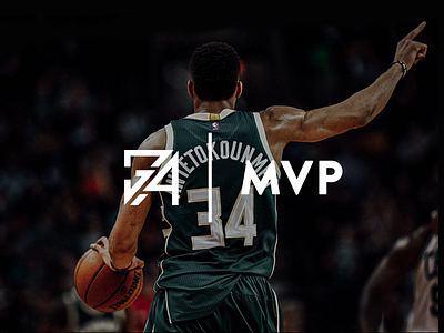 Giannis Antetokounmpo MVP basketball brand design giannis antetokounmpo greece greekfreak logo logodesign milwaukee bucks mvp nba nike