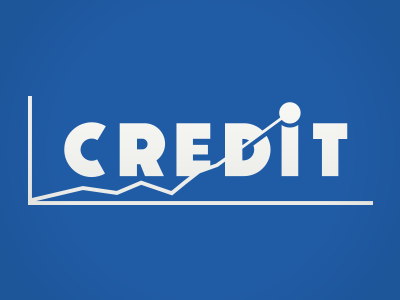 Credit credit financial graph infographic lettering logo statistics stats type