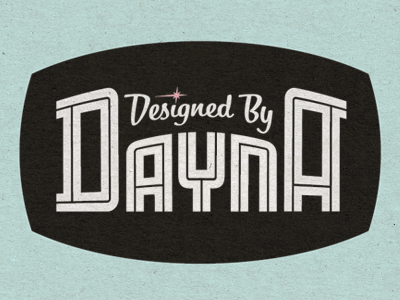 Designed By Dayna match and kerosene alex sheldon logo match kerosene inline typography 1940s retro