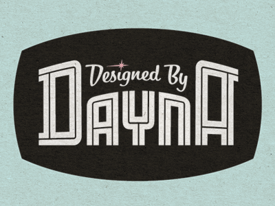 Designed By Dayna 1940s alex sheldon inline logo match kerosene match and kerosene retro typography
